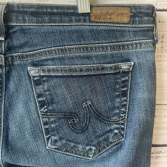 AG Adriano Goldschmied The Stilt Cigarette Jeans 32R Slim Fit Made in USA Blue - Picture 5 of 12